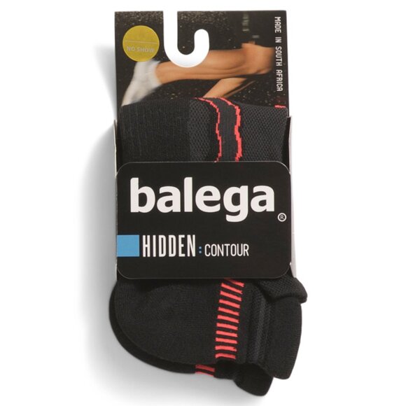 BALEGA Black Hidden Contour No Show Socks - Picture 1 of 1